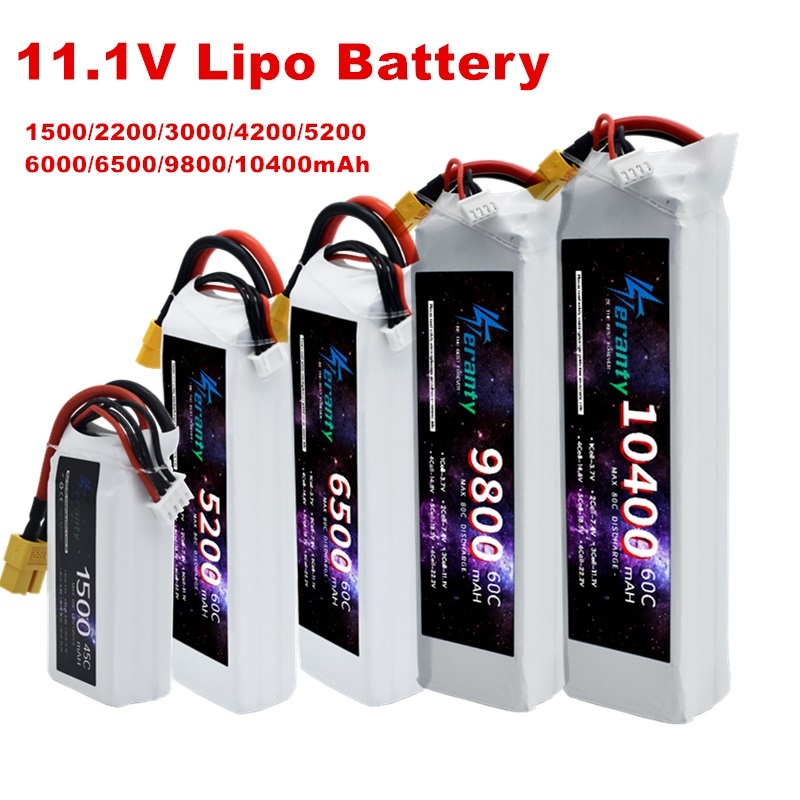 Drone Battery 4S - 3S 11.1V Lipo Battery Deans XT60
