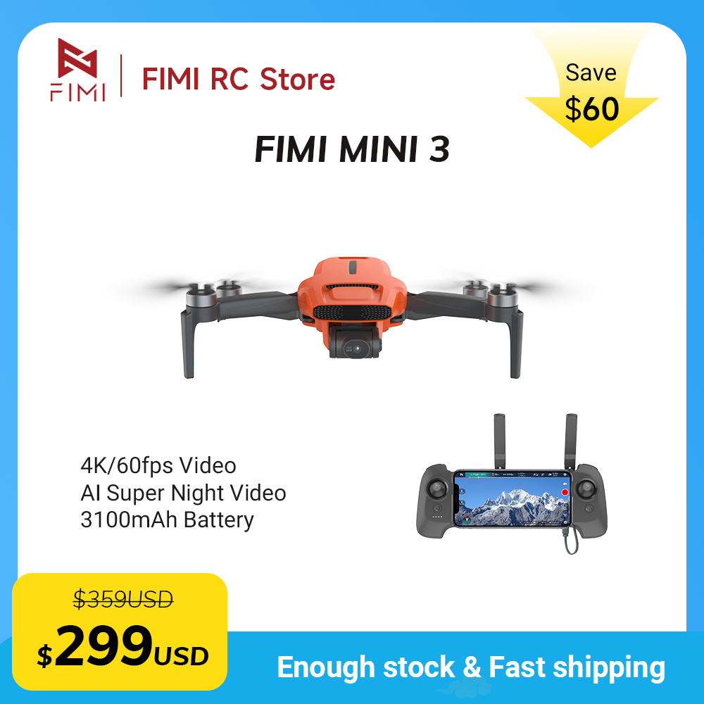 Drone Battery Li-Ion - FIMI MINI 3 Camere Drone 4K