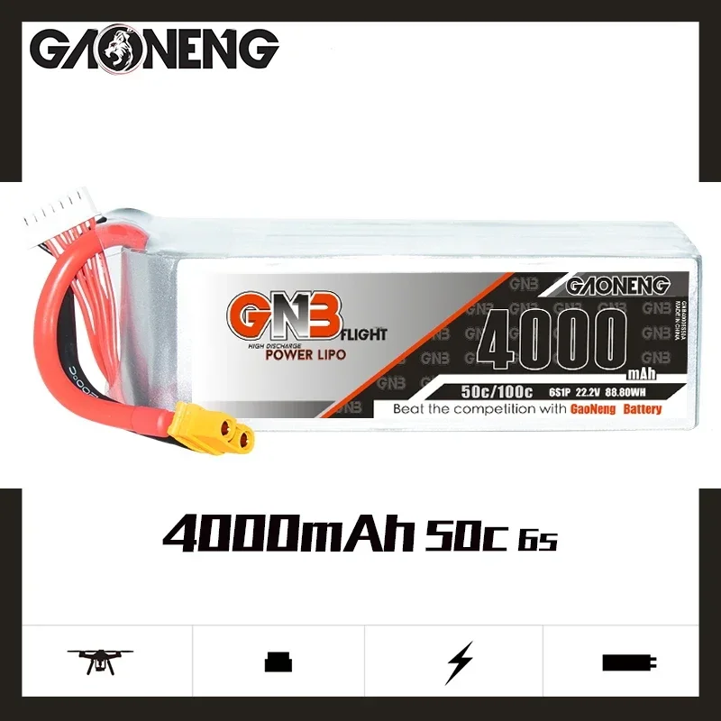 GAONENG GNB 4000mAh 6S 50C 100 - Drone Battery 4S recension och pris