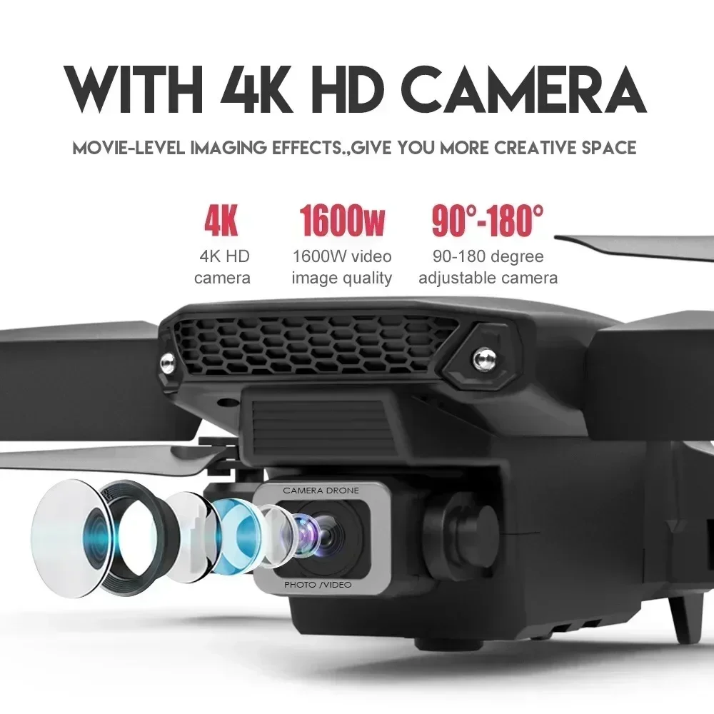 E88 Pro WIFI FPV Drone Wide An - Drone Battery Case recension och pris