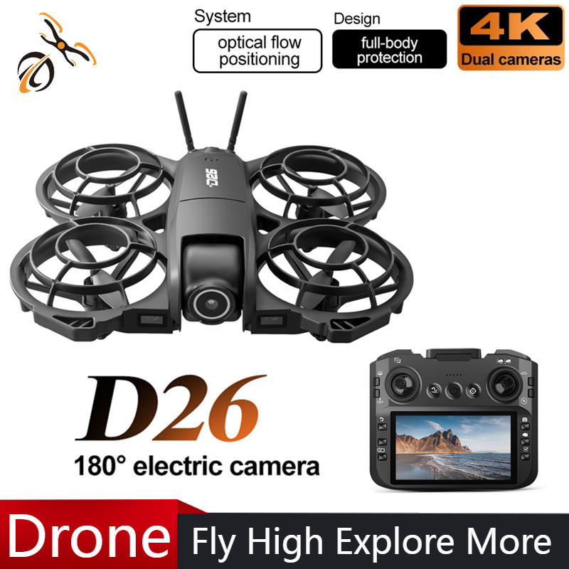 D26 Drone 4K Aerial HD 180° Ca - Drone Battery Case recension och pris